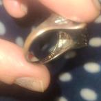 Blauwe Edelsteen Ring - Maat 18-19 Sterling 925, Sieraden, Tassen en Uiterlijk, Ringen, 18 tot 19, Gebruikt, Blauw, Ophalen of Verzenden