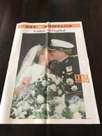 Leidsch Dagblad 2 februari 2002 Huwelijk Willem Allexander, Ophalen of Verzenden, 1980 tot heden, Krant