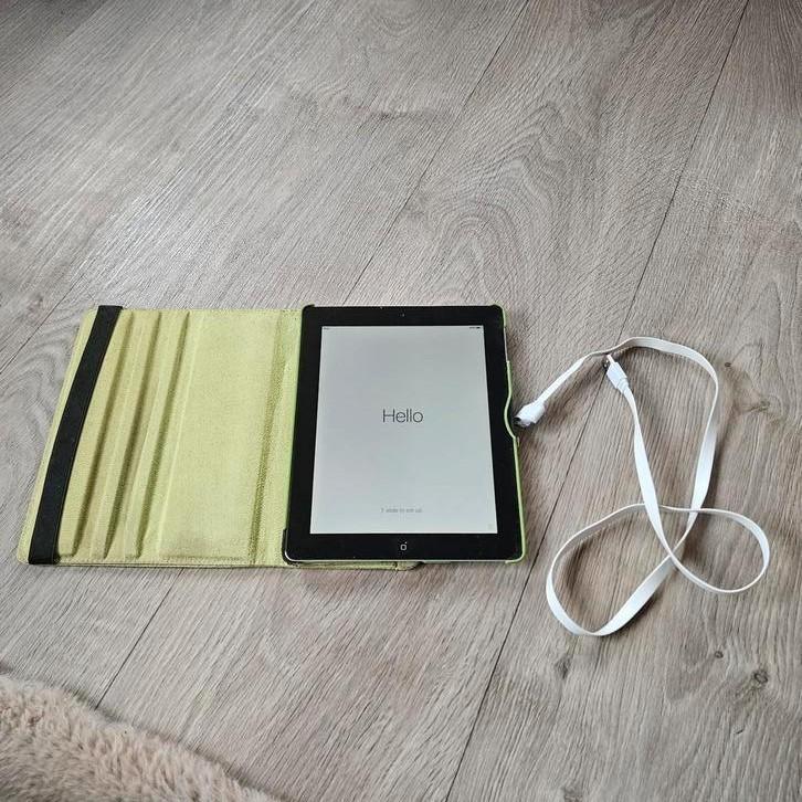 Apple iPad, Computers en Software, Apple iPads, Gebruikt, Apple iPad, Wi-Fi, 9 inch, 16 GB, Zilver, Ophalen