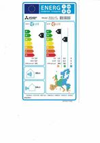 Mitsubishi Electric Koelen, Verwarmen incl. Montage, Witgoed en Apparatuur, Airco's, Nieuw, Afstandsbediening, 100 m³ of groter