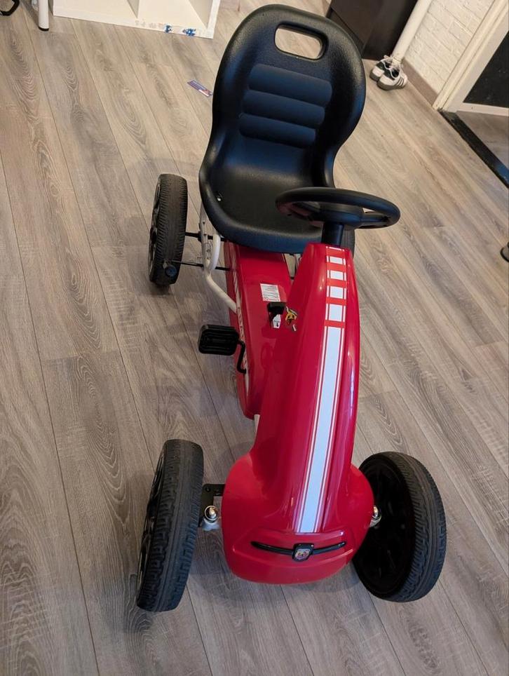 Abarth GoKart Skelter- 3 tot 7 jaar - Rood, Kinderen en Baby's, Speelgoed | Buiten | Skelters, Gebruikt, Overige merken, Ophalen of Verzenden