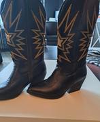 TE KOOP! Leren country laarzen!, Kleding | Dames, Schoenen, Ophalen of Verzenden, Zo goed als nieuw, Zwart, Hoge laarzen