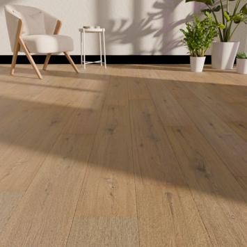 Laminaat Bruynzeel waterbestendig Briljant beige(40), Huis en Inrichting, Stoffering | Vloerbedekking, Nieuw, Laminaat, Beige