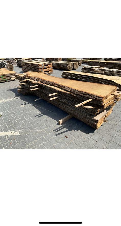 Eiken Schaaldelen 3500-4000mm - Tafelbladen, Doe-het-zelf en Verbouw, Hout en Planken, Nieuw, Plank, Eiken, 300 cm of meer, 50 mm of meer