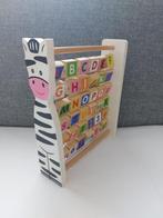 Telraam alfabet en cijfers (zebra) zgan, Kinderen en Baby's, Speelgoed | Houten speelgoed, Ophalen of Verzenden, Zo goed als nieuw