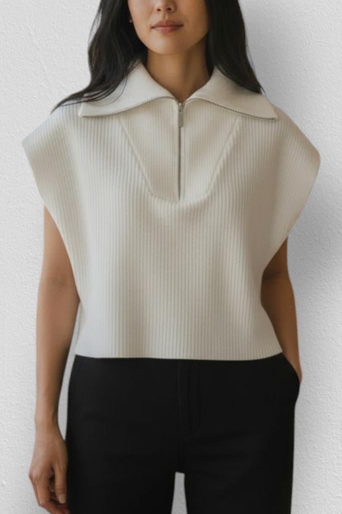 NA-KD – Minimalistic White Cropped Spencer Sweater – M 💖, Kleding | Dames, Truien en Vesten, Zo goed als nieuw, Maat 38/40 (M)