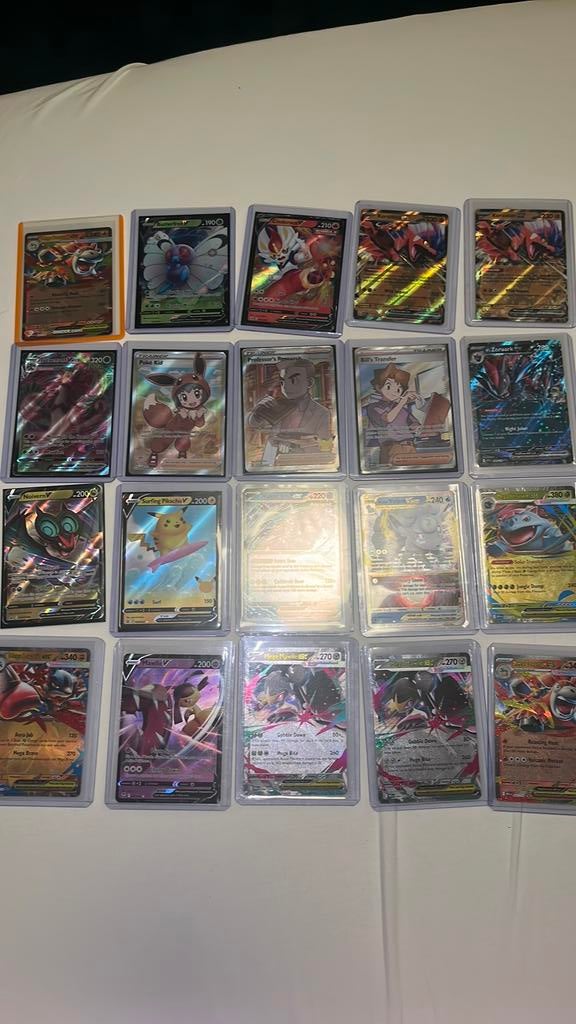 Pokemont kaarten zeldzaam allerlij soorten, Ophalen of Verzenden, Meerdere kaarten