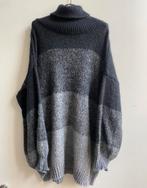 LUMINA ruimvallende trui met col zwart/grijs mt TU, Kleding | Dames, Prato, Italie, LUMINA, -, Verzenden