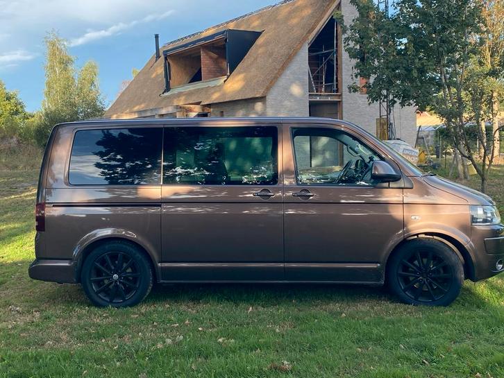Volkswagen Transporter 2.0D 84KW 2011 Bruin, Auto's, Bestelauto's, Particulier, ABS, Achteruitrijcamera, Airbags, Airconditioning