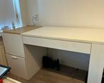 Petite amélie Wit bureau met hout meiden, Huis en Inrichting, Bureaus, Ophalen, Gebruikt, Bureau