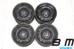 Set 14 inch stalen velgen VW Polo 9N / 9N3 6Q0601027P, Gebruikt, Velg(en)