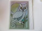 set 1 pergamano felicitatie kaart uilen 10 stuks, Ophalen of Verzenden, Nieuw, Overige thema's