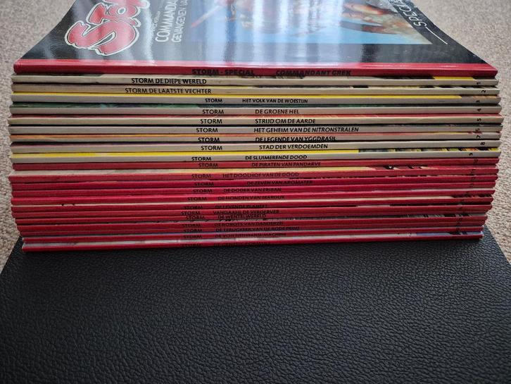 22 x Storm alle 22 zijn eerste druk soft cover stripboeken, Boeken, Stripboeken, Zo goed als nieuw, Complete serie of reeks, Verzenden
