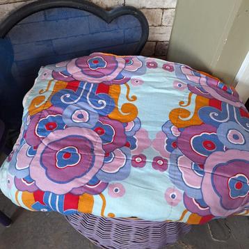 Vintage slaapzak in heldere kleuren  beschikbaar voor biedingen
