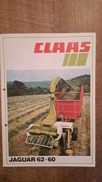 Folder CLAAS JAGUAR 62+60 getrokken trommel-veld-hakselaars, Ophalen of Verzenden, Zo goed als nieuw, Folder