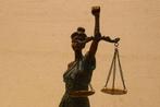 Beeld van Vrouwe Justitia 47831, Ophalen of Verzenden, Gebruikt
