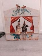 Antiek Marionetten Theatertje Guignol Speelgoed Frankrijk, Antiek en Kunst, Ophalen of Verzenden