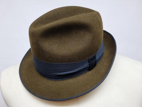 Hoed vintage 'Sorrento',maat 56, Kleding | Heren, Hoeden en Petten, Nieuw, Hoed, 57 cm (M, 7⅛ inch) of minder, Ophalen