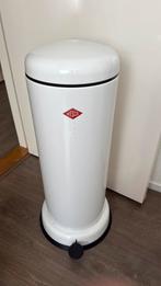 Wesco Big Baseboy 30 liter wit, 30 tot 40 liter, Ophalen, Metaal, Met pedaal
