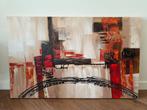 Abstract olieverf schilderij, Ophalen