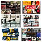 Coca Cola flessen timeline reclame magneet set magneetjes, Reclamebord, Info@deconoord.nl, Deco Noord, Nieuw