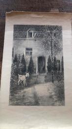 Oude litho, Antiek en Kunst, Ophalen of Verzenden