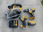DeWalt 18V set, Doe-het-zelf en Verbouw, Gereedschap | Boormachines, Ophalen, Gebruikt, Boormachine