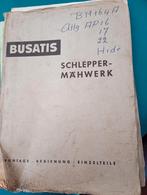 Busatis Schlepper-Mähwerk Instructieboekje prijs n o.t k, Ophalen of Verzenden