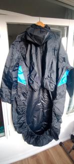 Scootmobiel regencape, donkerblauw.Maat M maar hij is ruim!, Ophalen, Zo goed als nieuw, Regenjas