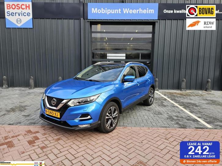 Nissan Qashqai 1.2 Tekna, Panodak, 360 Gr camera etc!, Auto's, Nissan, Bedrijf, Te koop, Qashqai, 360° camera, ABS, Achteruitrijcamera