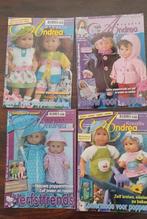 4 stuks Andrea poppenmode, Poppenkleertjes breien en naaien, Hobby en Vrije tijd, Breien en Haken, Ophalen of Verzenden, Zo goed als nieuw