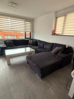 Bankstel + eettafel met stoelen + salontafel, Huis en Inrichting, Tafels | Salontafels, Minder dan 50 cm, Rechthoekig, 50 tot 100 cm