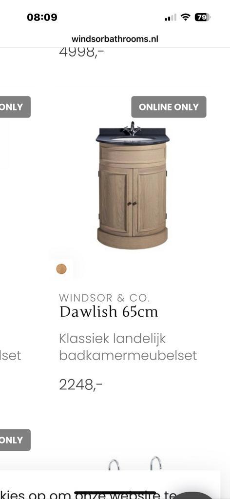 Badkamer meubel, Huis en Inrichting, Badkamer | Badkamermeubels, Nieuw, 100 tot 150 cm, 25 tot 50 cm, Ophalen of Verzenden