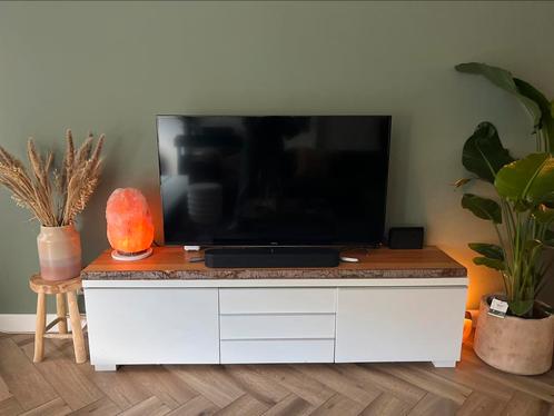 Televisiekast wit Ikea, Huis en Inrichting, Kasten | Televisiemeubels, Gebruikt, 100 tot 150 cm, 150 tot 200 cm, 25 tot 50 cm