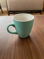 Set van 4 kleine turquoise HEMA mokken - 175 ml, Ophalen of Verzenden, Gebruikt