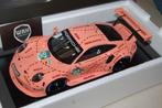 1:18 PORSCHE 911 RSR LM #92 PINK PIG SAU SPARK LTD911 WRH, Ophalen of Verzenden, Zo goed als nieuw, Auto, Overige merken