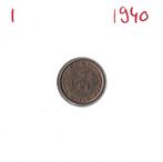 halve 1/2 cent 1940 Wilhelmina (zie scans), Postzegels en Munten, Munten | Nederland, Koningin Wilhelmina, Overige waardes, Ophalen of Verzenden