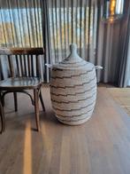 afrikaanse wasmand bruin wit, Mand, Rond, Nieuw, Ophalen of Verzenden