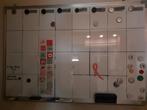 Whiteboard Memobord 90 x 60 cm met accessoires magneten etc, Ophalen of Verzenden, Zo goed als nieuw