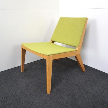 De Vorm Wood Me Design Fauteuil | Lounge Fauteuil | Groen | beschikbaar voor biedingen