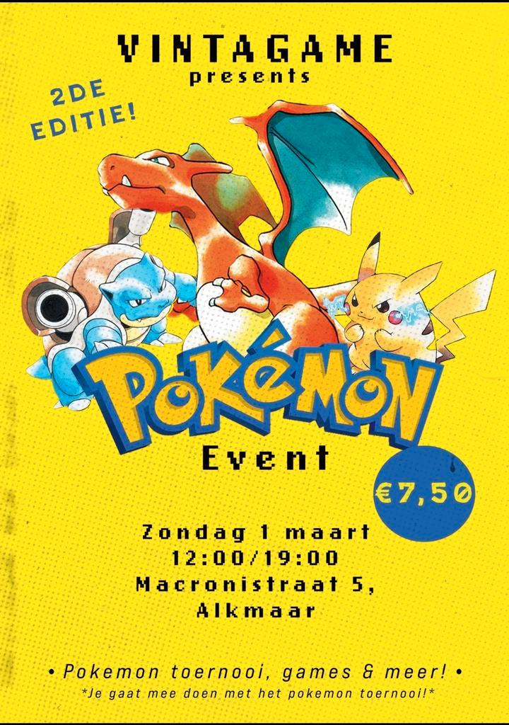 Supervet pokemon event in alkmaar, Tickets en Kaartjes, Evenementen en Festivals, Eén persoon