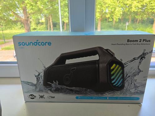 Soundcore boom 2 plus bluetooth speaker - weinig gebruikt, Audio, Tv en Foto, Stereo-sets, Gebruikt, Speakers, Overige merken