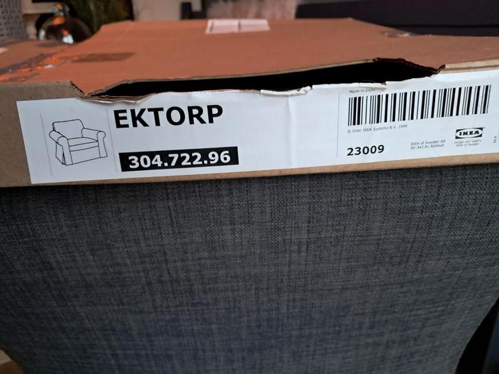 Ikea Ektorp hoes, Huis en Inrichting, Fauteuils, Zo goed als nieuw, 75 tot 100 cm, Ophalen of Verzenden