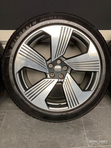 21” originele Audi Etron velgen + Michelin banden 5x112 4KE  beschikbaar voor biedingen