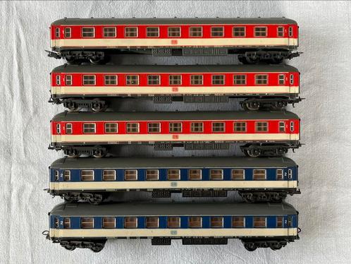 Lima DB set met 3x 1e klas en 2x 2e klas rijtuigen, Hobby en Vrije tijd, Modeltreinen | H0, Gebruikt, Wagon, Gelijkstroom, Lima