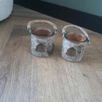 2 leuke windlichten nieuw, Huis en Inrichting, Woonaccessoires | Kandelaars en Kaarsen, Ophalen, Overige materialen, Nieuw, Kandelaar