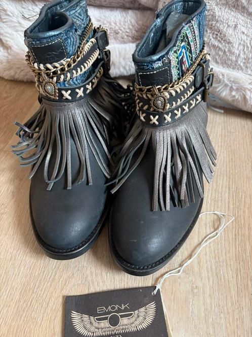 Nieuwe Emonk Ibiza laarzen maat 40, Kleding | Dames, Schoenen, Nieuw, Hoge laarzen, Zwart, Ophalen of Verzenden