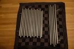 20x IKEA KALLRÖR metalen keukengrepen, Ophalen, Minder dan 50 cm, Gebruikt, Overige kleuren