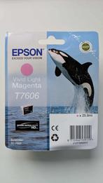 Vivid Light Magenta T7606, EPSON inkt, Computers en Software, Printerbenodigdheden, Ophalen of Verzenden, Nieuw, Cartridge, Epson origineel