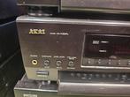 Akai stereoset reciever dubb cassettedeck cd speler, Ophalen of Verzenden, Cassettedeck, Zo goed als nieuw, Akai